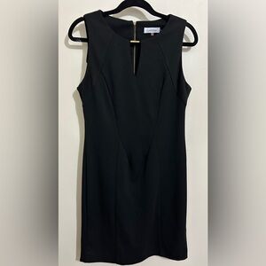 Calvin Klein Classic Black Workwear Sheath Dress Size 6